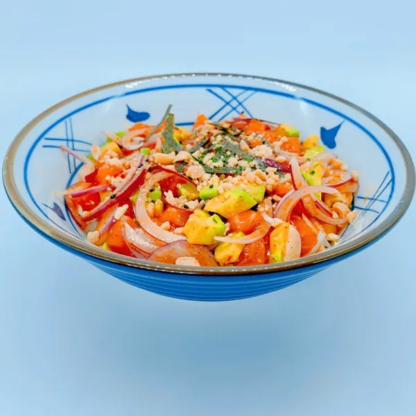 Poke de salmón