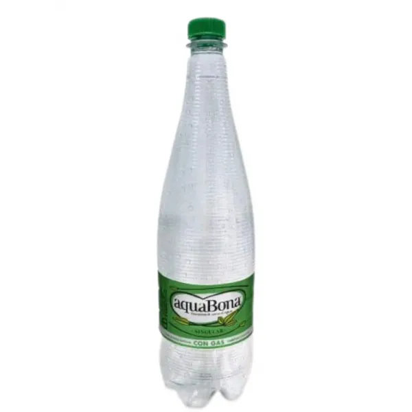 Agua con gas 50cl+1€