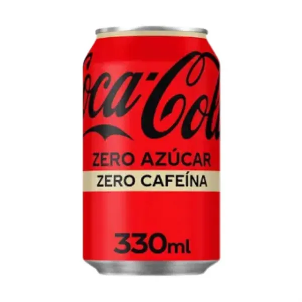 Cocacola zero azúcar zero cafeína +1€