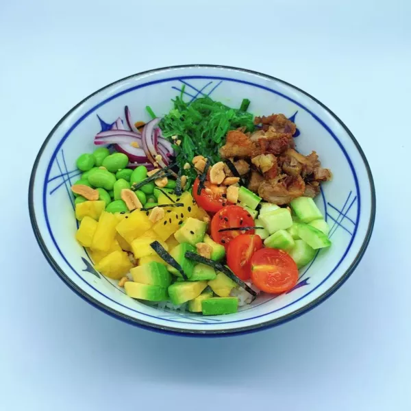 Pato poke bowl